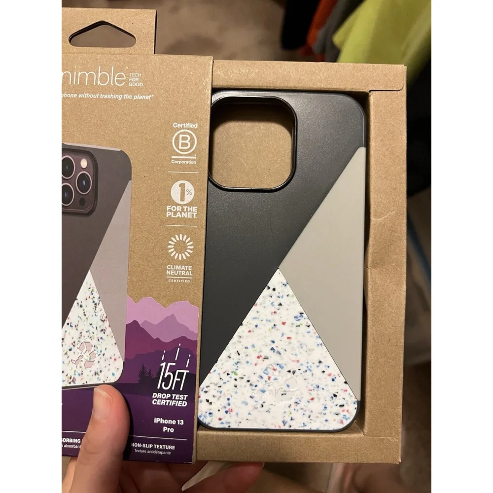 Nimble Apple iPhone 13 Pro Recycled Disc Case - Clear
